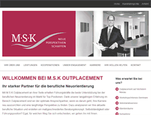 Tablet Screenshot of msk-outplacement.de